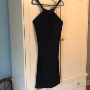 MICHAEL KORS black halter dress